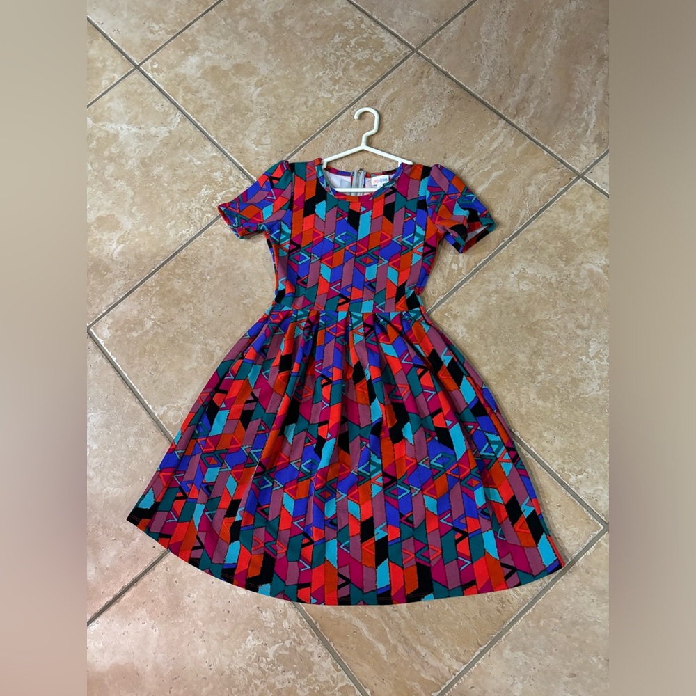 Lularoe colorful print dress